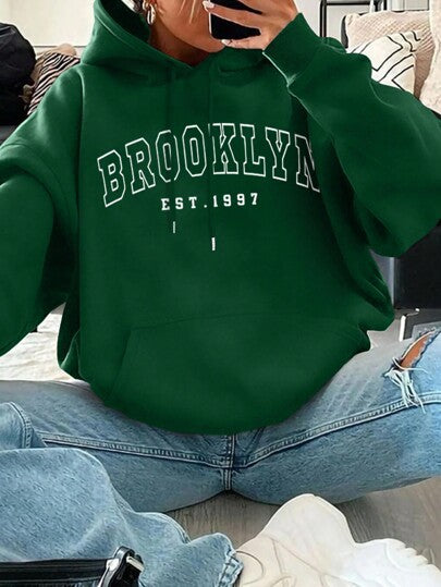 Womens Hoodie With Drawstring Hood