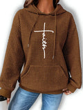 Womens Fashionable 3D Digital-print Hoodie