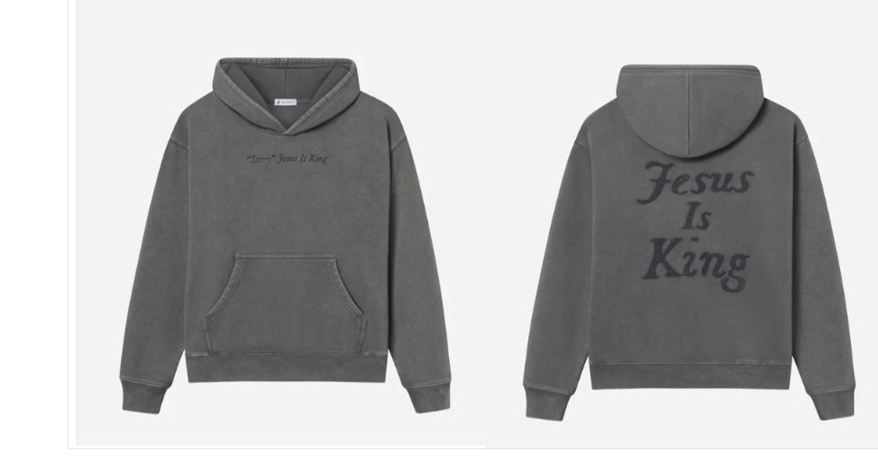 Distressed Washed Hoodie With A Dropped-shoulder, Relaxed Fit