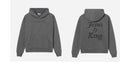 Distressed Washed Hoodie With A Dropped-shoulder, Relaxed Fit