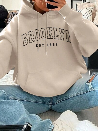 Womens Hoodie With Drawstring Hood