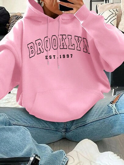 Womens Hoodie With Drawstring Hood